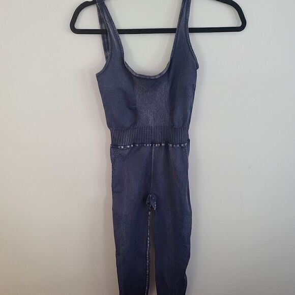Free People Good Karma Onesie Deepest Navy XS/S - Picture 6 of 9